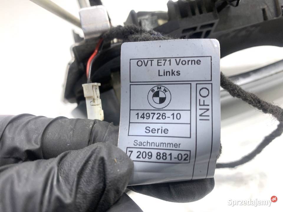 KLAMKA ZEWNĘTRZNA LEWY PRZÓD BMW E71 7209881 SUV sprzedam