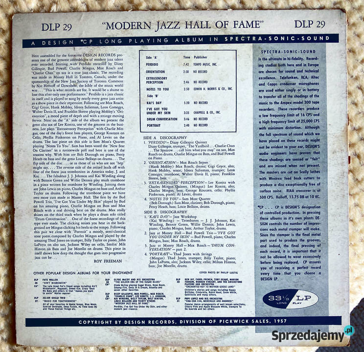 Modern Jazz Hall Of Fame Volume 1 Kultura i Rozrywka zachodniopomorskie Szczecin