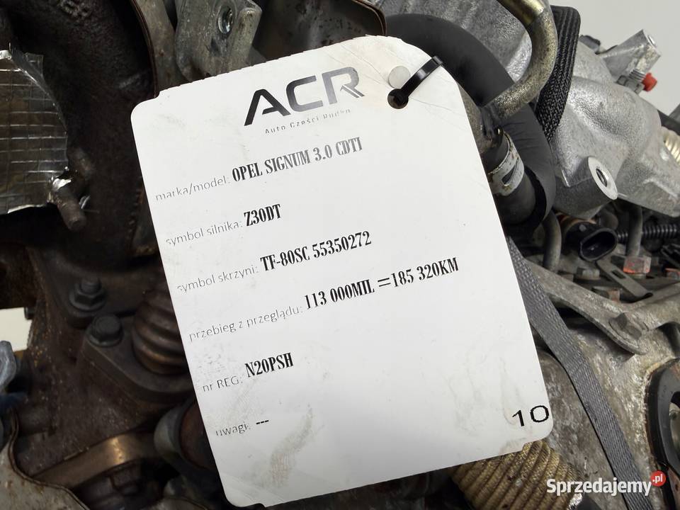 SILNIK Z30DT Opel Signum Vectra C 30 CDTI V6 184 Chełm sprzedam
