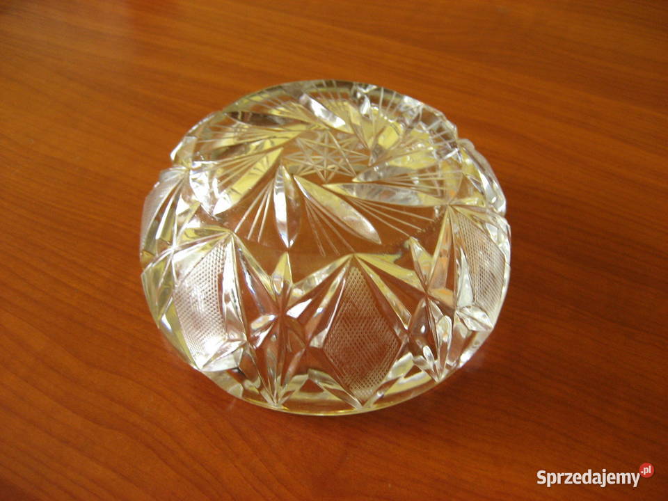 Kryształowa popielniczka Kryształ PRL Elegancka świętokrzyskie Kielce