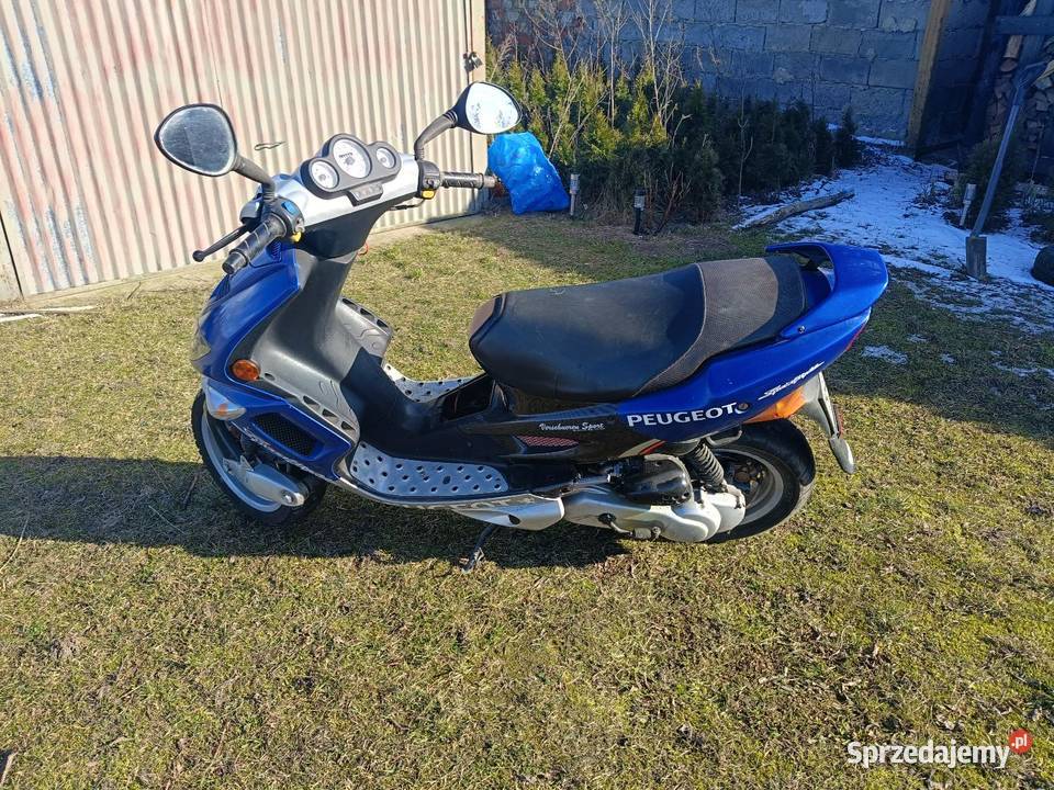 Skuter Peugeot 50 3 brak ubezpieczenia i Więcbork