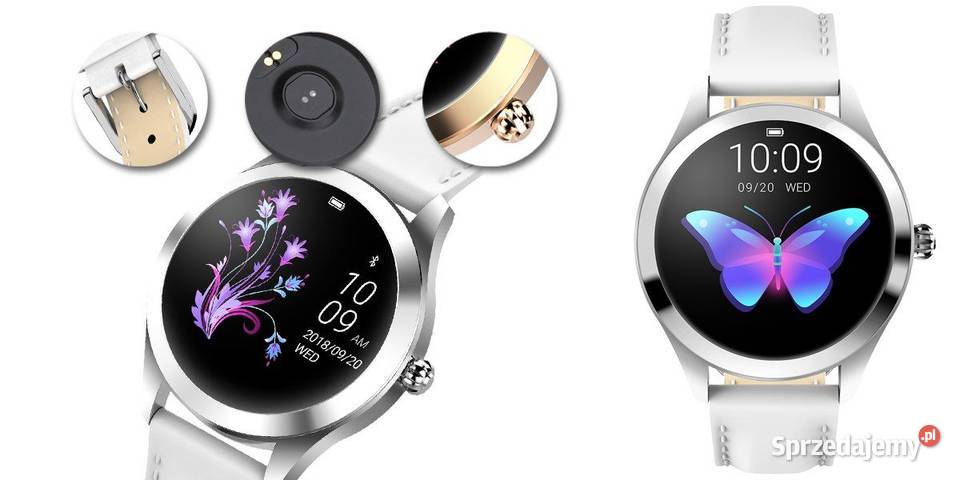 Zegarek damski smartwatch Rubicon RNAE36 biały