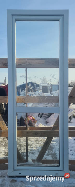 OKNA KacprzaK 85X228 Okno Balkonowe Używane PCV mazowieckie Siedlce