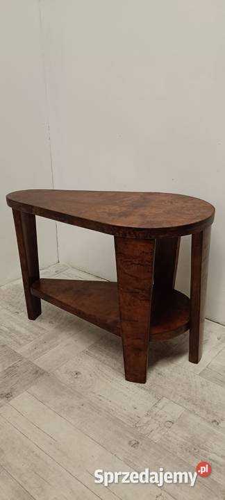 Stolik kawowy art deco design lata 50te drewno Radomsko