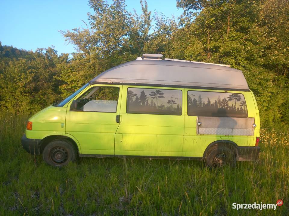 Vw t4 25 tdi syncro kamper 4x4 z klimatyzacja Miechów