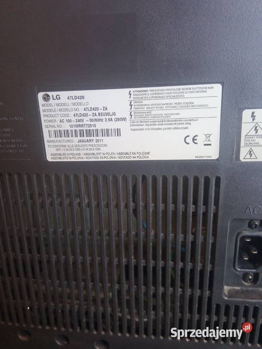 Telewizor Szczenurze