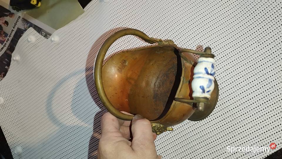 Donica węglarkaozdoba mosiądz Słubice sprzedam