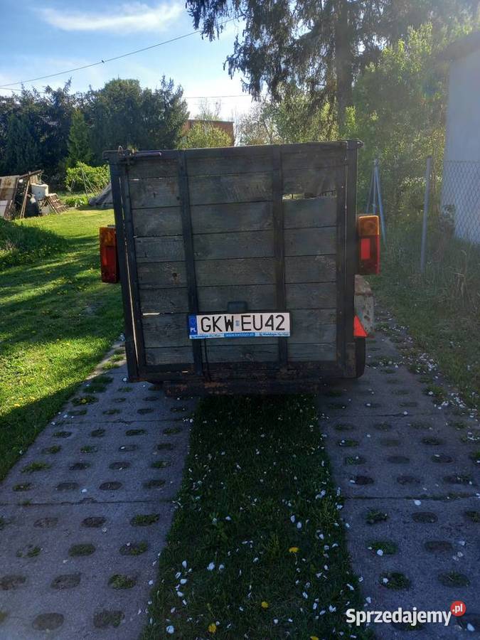 Dwukołówka zarejestrowana pełna dokumentacja Przyczepy rolnicze Kwidzyn