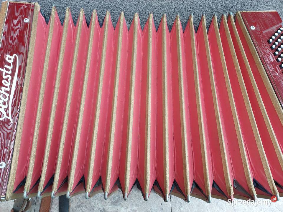 Stary akordeon guzikowy Orchestra heligonka do Tczew