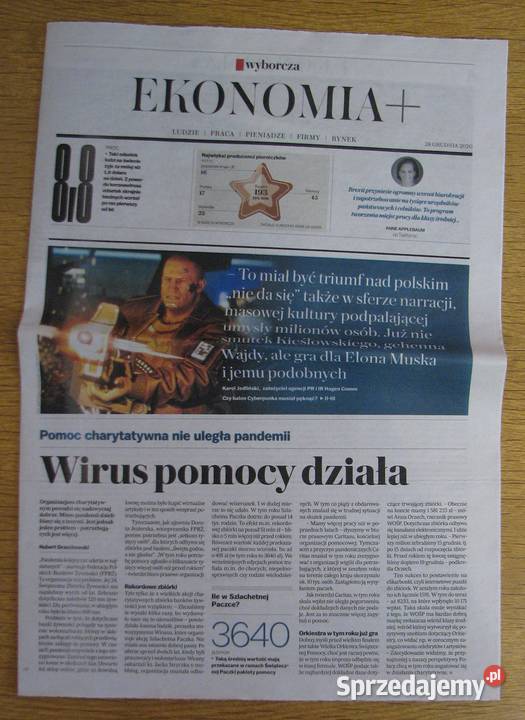 Ekonomia 22 Gazeta Wyborcza Rok wydania 2020 Parczew