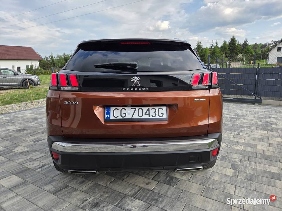 Peugeot 3008 GT Line Kamera Full Led Serwisowany kujawsko-pomorskie sprzedam