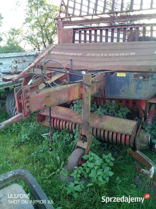 Przyczepa pottinger samozbierająca