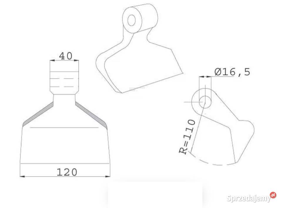 Nóż bijaka Agricom Celli Kuhn Maletti Perugini Przasnysz sprzedam
