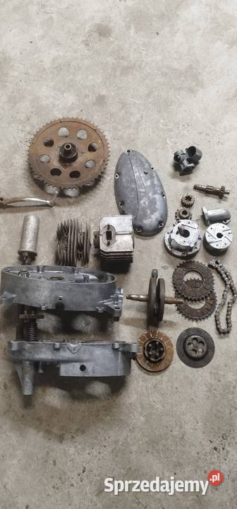 Silnik 3 biegowy jawa 50 ogar 200 pozostałości Silniki Biała Podlaska