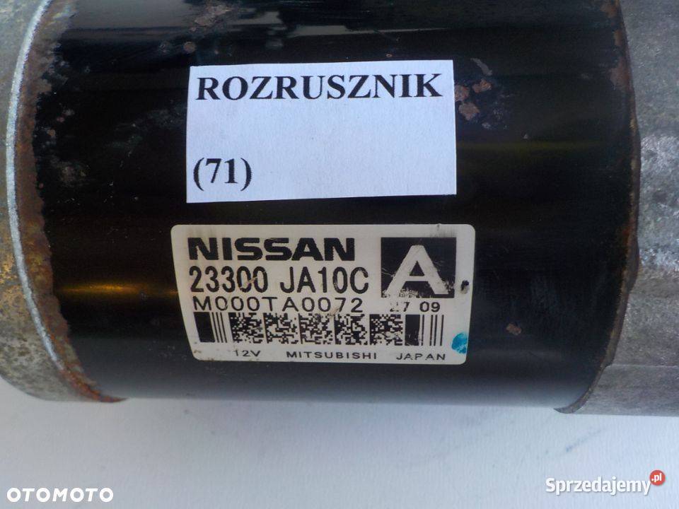 ROZRUSZNIK 23300 JA10C NISSAN MURANO Z51 35 BEN Układ elektryczny Nowy Tomyśl