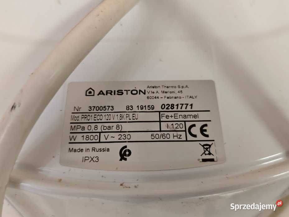 ARISTON 120L bojler elektryczny 230V emaliowany
