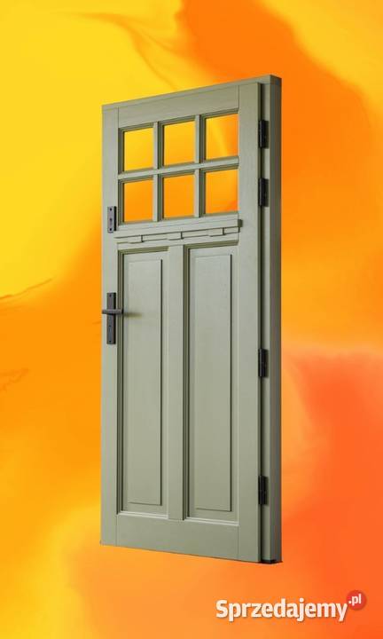 Drzwi Zewnętrzne Wejściowe Drewniane ANGIELSKIE Stargard