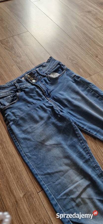 jeansy rurki Denim 40 L wysoki stan Kraków sprzedam