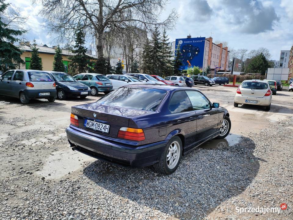 BMW E36 18is techno violet coupe 140KM Seria 3 Milanówek