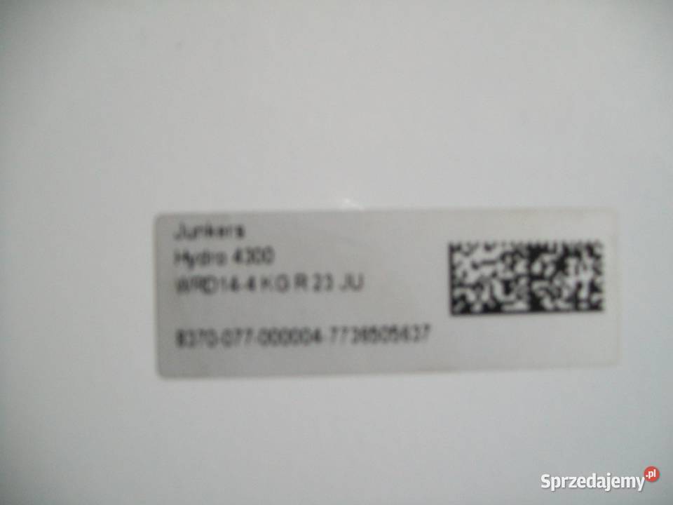 Gazowy podgrzewacz wody Junkers HYDRO 4300 Hydraulika Mielec sprzedam