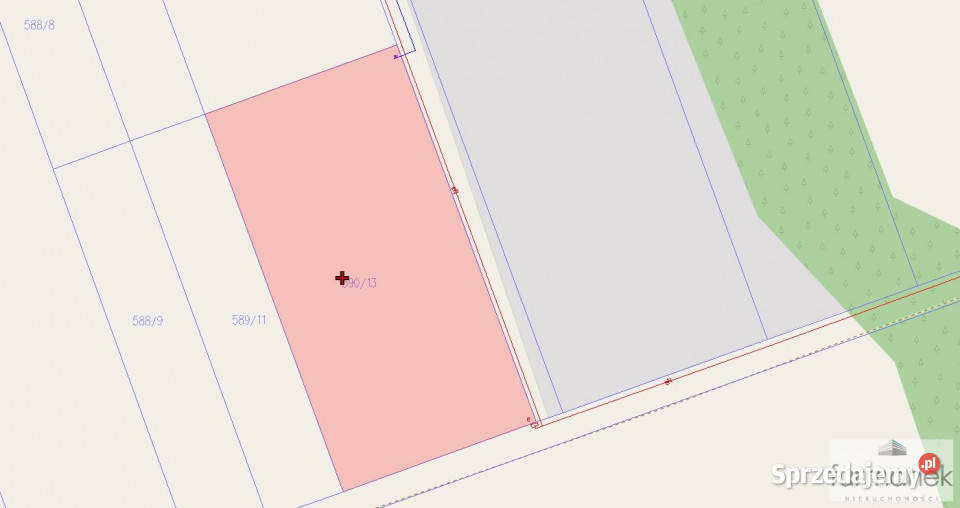 Działka 1666m Hedwiżyn