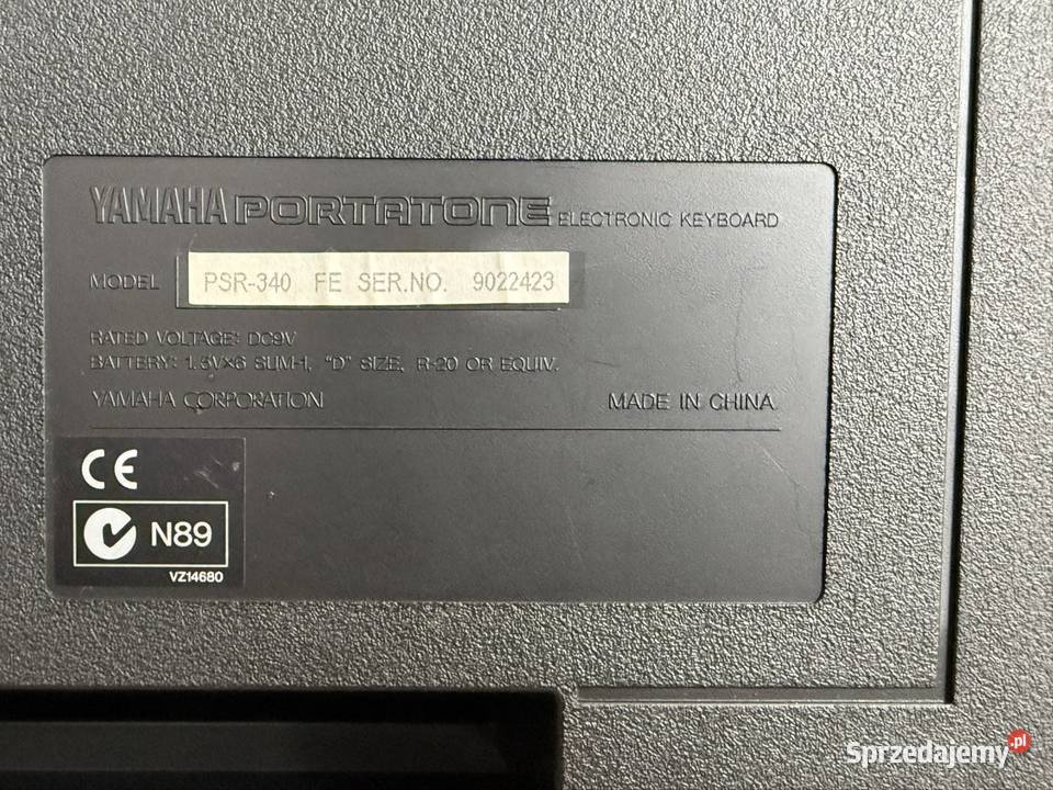 Yamaha PSR 340 keyboard elektroniczny klawisze Wisznice