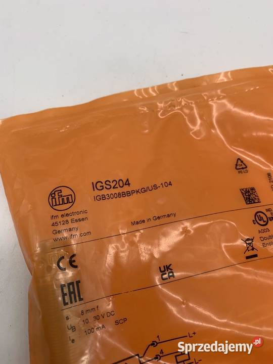IFM IGS204 Czujnik indukcyjny Warszawa sprzedam