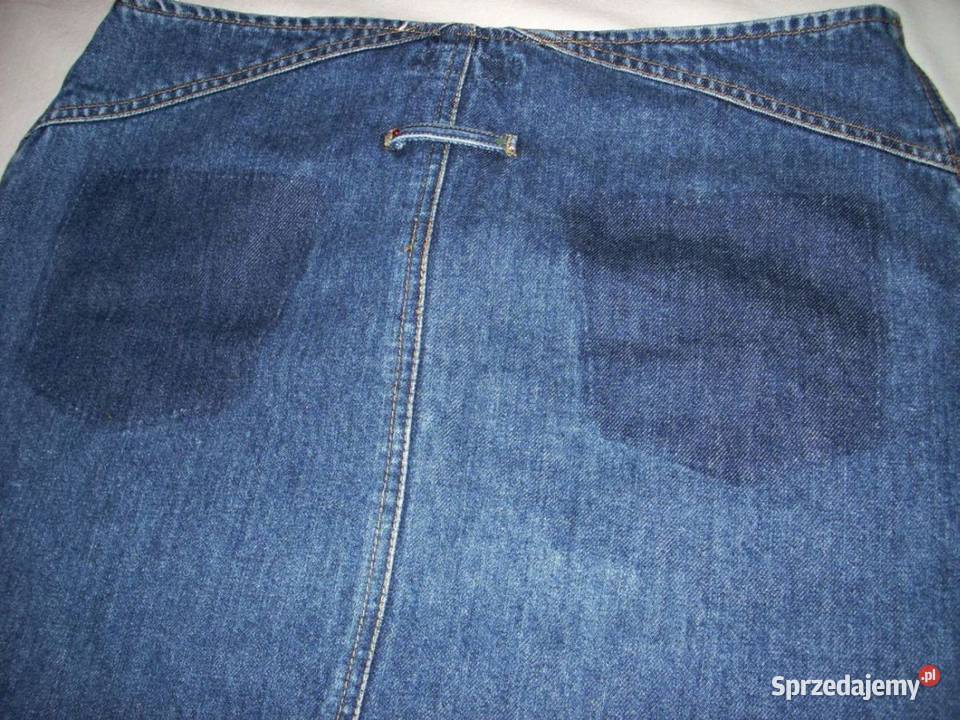 DŻINSOWA spódnica aplikacja z numerem 38 M Nowy Sącz