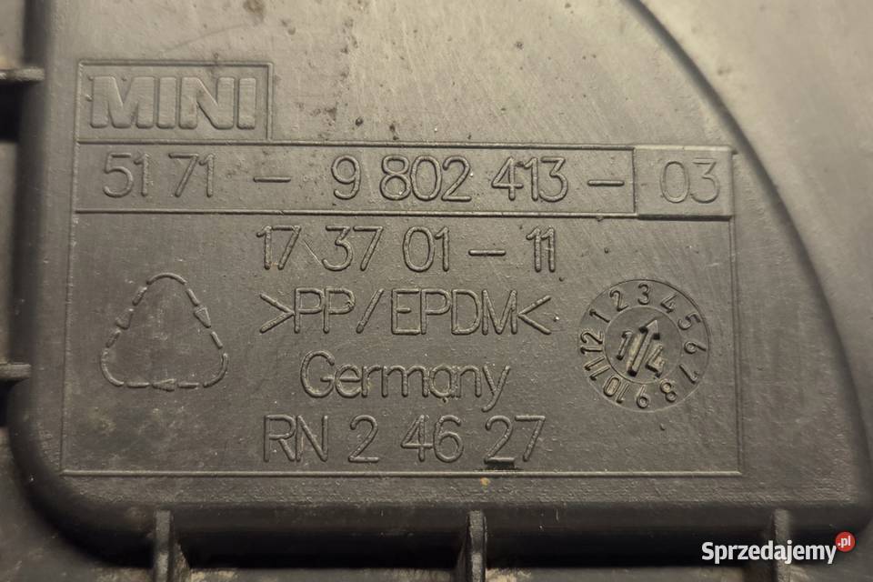 Zaslepkablotnika Mini Bmw Pęcice sprzedam