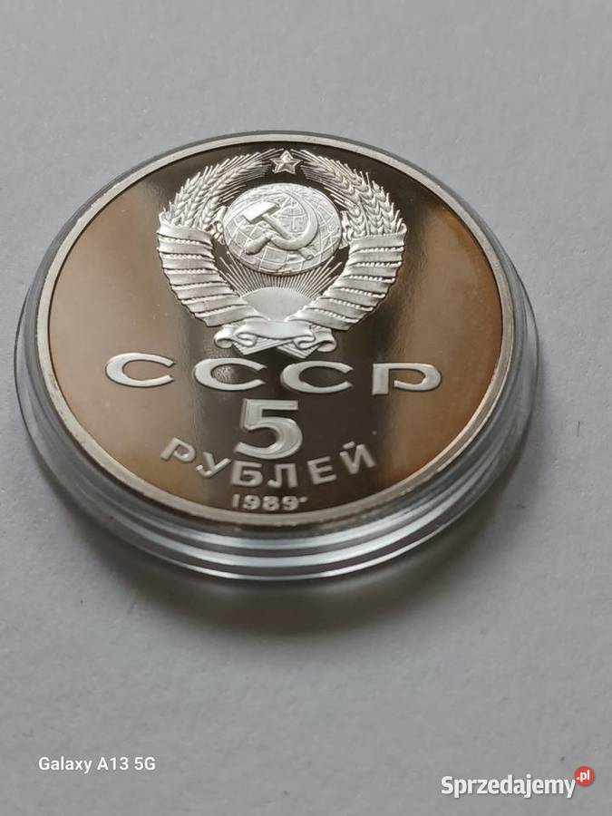 5 Rubli ZSRR Samarkanda 1989 r menniczelustrzane Konin sprzedam