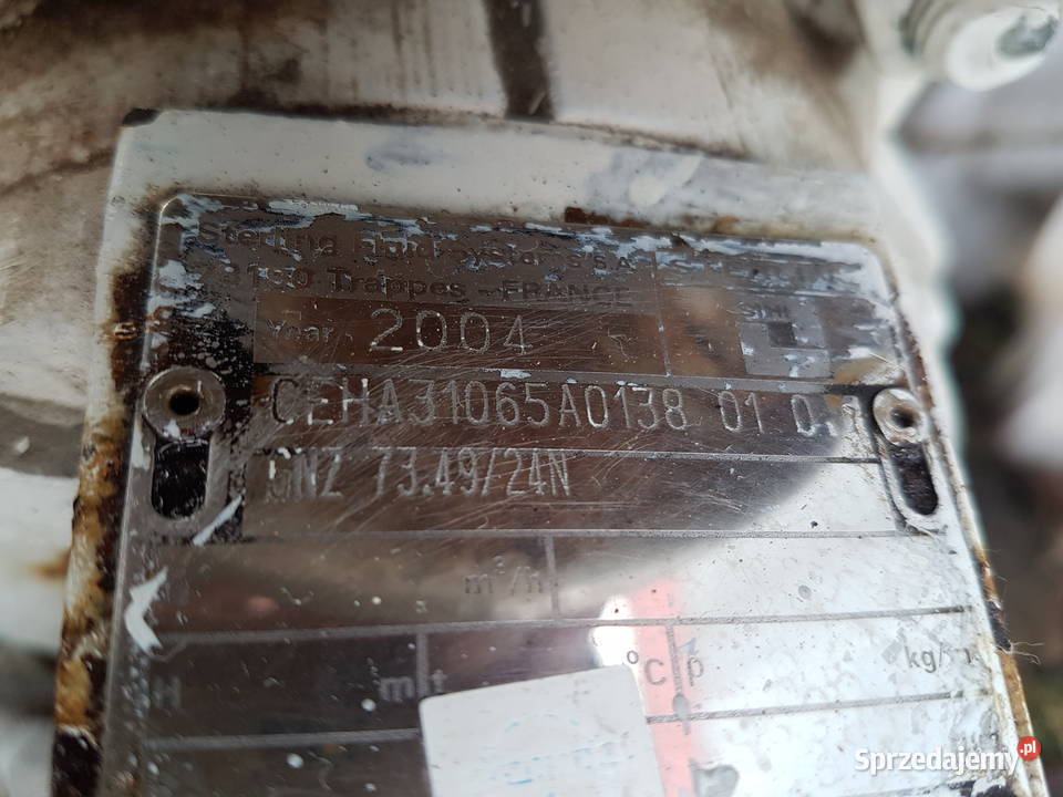 POMPA GAZU LPG PROPAN BUTAN SILNIK STERLING CEHA Turek sprzedam