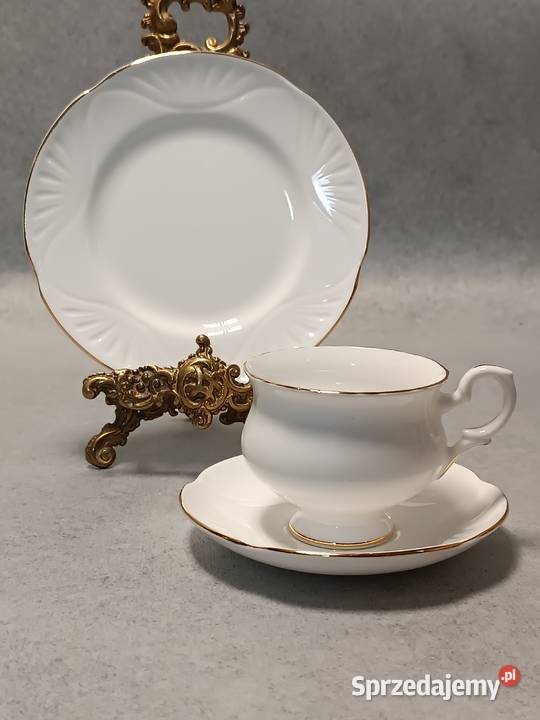 Staffordshire Crown Filiżanka Trio Śniadaniówka Zakopane