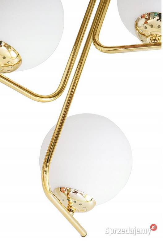 LAMPA SUFITOWA WISZĄCA SZKLANA KULE ZŁOTA Gold sprzedam