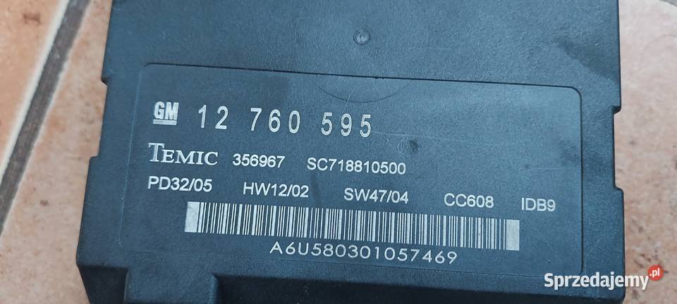 Moduł sterownik komfortu 12760595 Saab 93 II Szczecin sprzedam