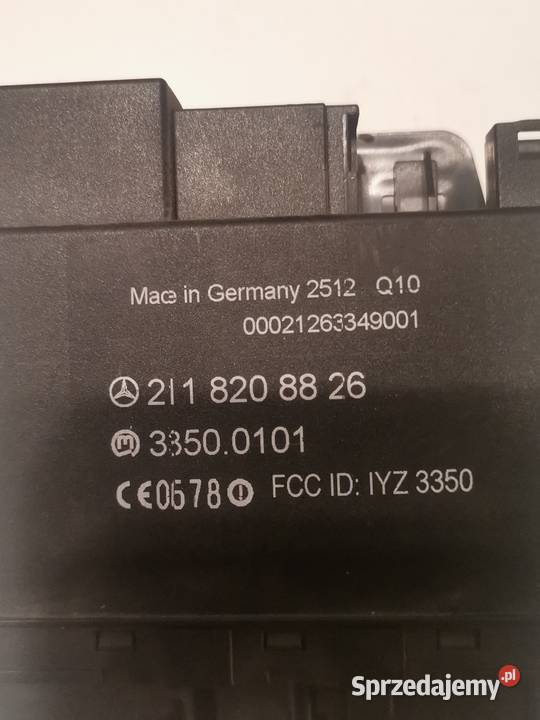 MODUŁ STEROWNIK KEYLESS GO W211 2118208826 zachodniopomorskie Choszczno