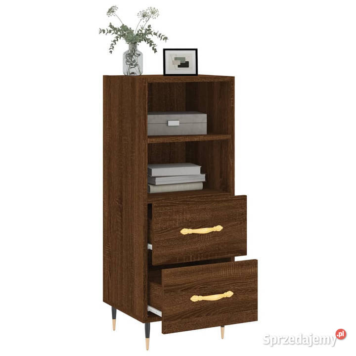 Szafka brązowy dąb 345x34x90 materiał Warszawa