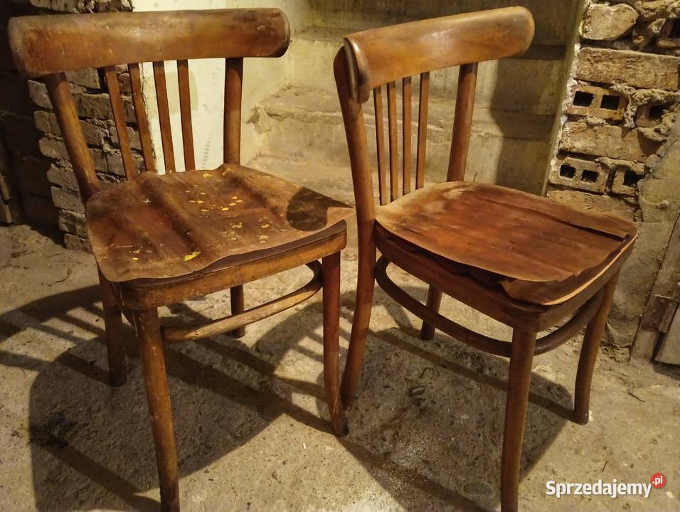 Krzesła gięte Thonet 2 sztuki Kraków