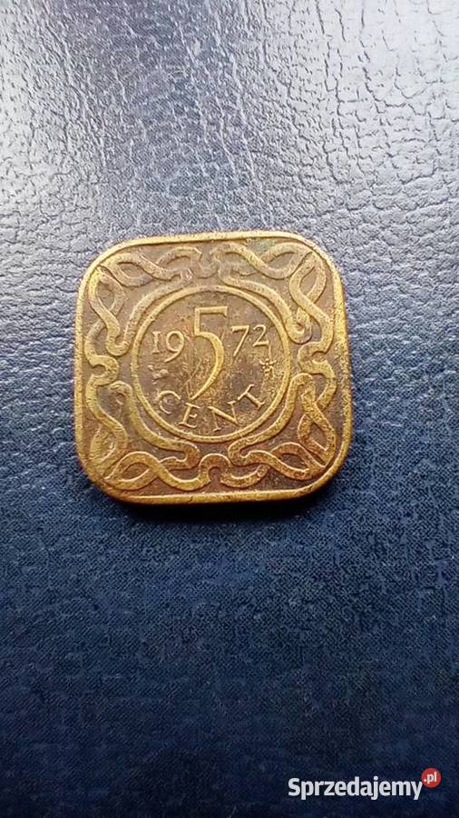 Stare monety 5 cent 1972 Surinam Lesko