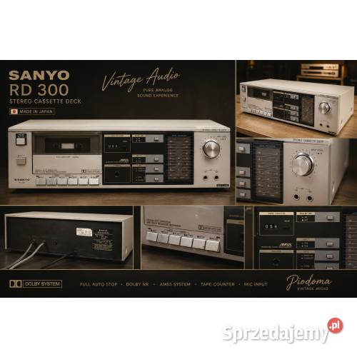 SANYO RD 300 japoński magnetofon kasetowy Stereo śląskie sprzedam