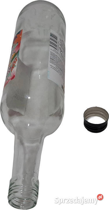 Szklana butelka 075L 75x30 Kreatywne szkło Czeladź
