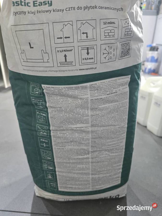 ELASTYCZNY KLEJŻELOWY KLASY C2TE DO PŁYTEK Opoczno