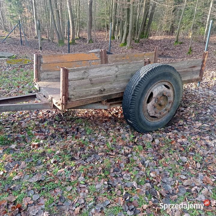 Przyczepka wóz do ciągnika nieuszkodzony Stąporków