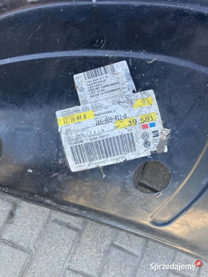 VW Golf V VI Nadkole wewnętrzne lewy tył Kłodzko