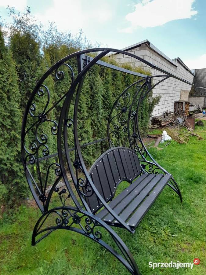 Huśtawka ogrodowa metalowa kuta metal Mień sprzedam