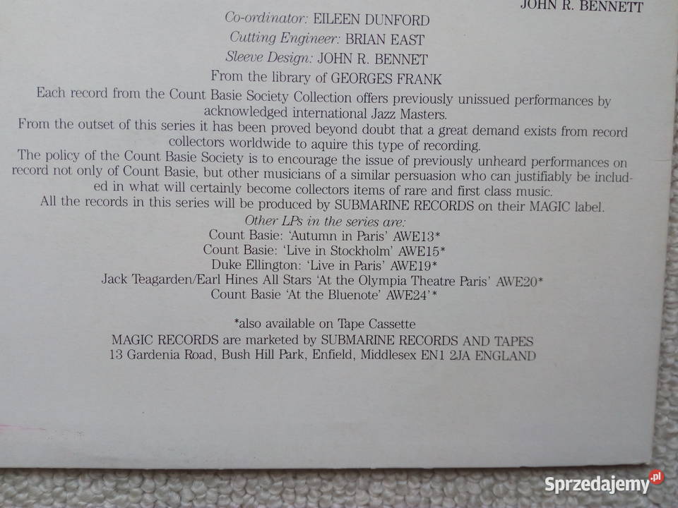 ARTIE SHAW AND HIS ORCHESTRA RHYTHM MAKERS 1937 lubelskie sprzedam