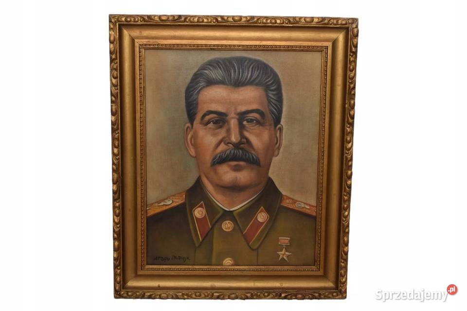 Portret Józef Stalin Przywódca Związek Radziecki Kraków