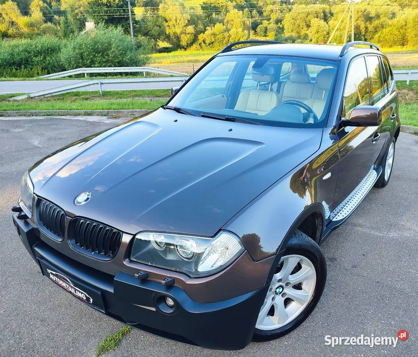 Ładne BMW X3 25 benzyna 4x4 xdrive 2004 centralny zamek