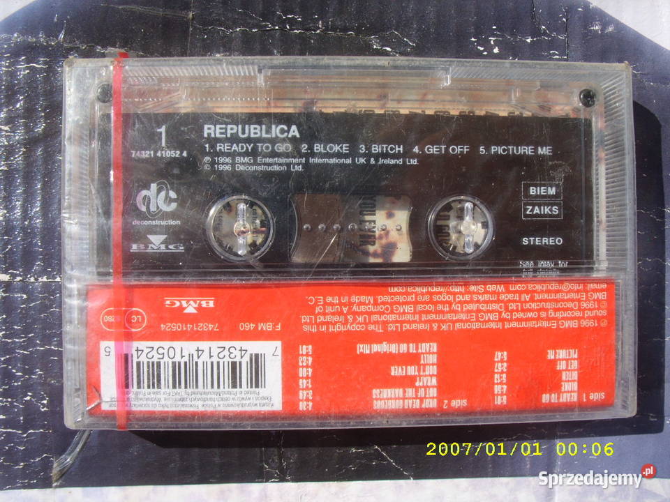 Rock kas REPUBLICAREADY TO GO Płyty i kasety Wołów