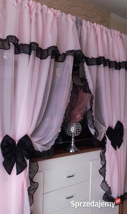 Firany różowe Mława