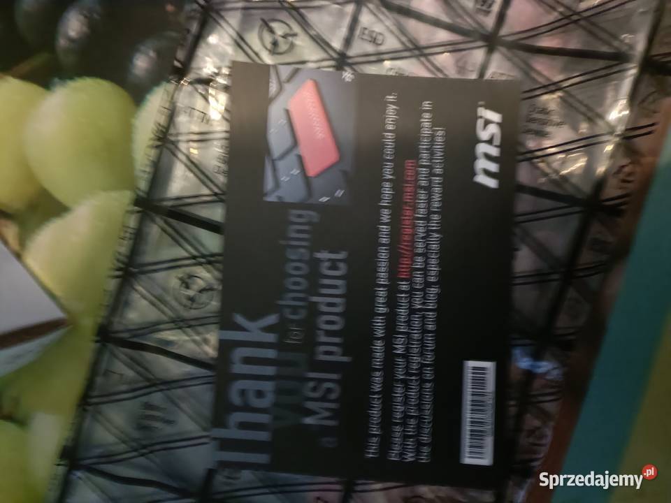 MSI NVIDIA GeForce GTX n750 ti Przypisówka